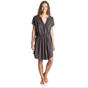 NWT, Lucky Stars Dress by Roxy, Dark Grey, Size XS